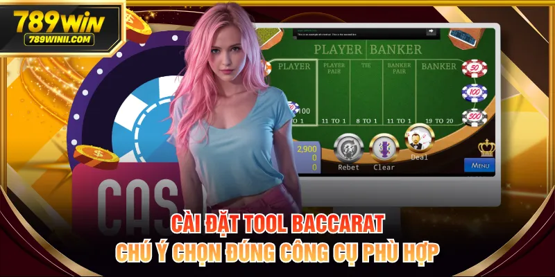 Cài đặt tool Baccarat chú ý chọn đúng công cụ phù hợp