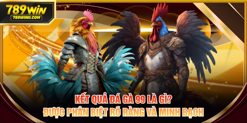 Kết quả đá gà 99 là gì? - Được phân biệt rõ ràng và minh bạch