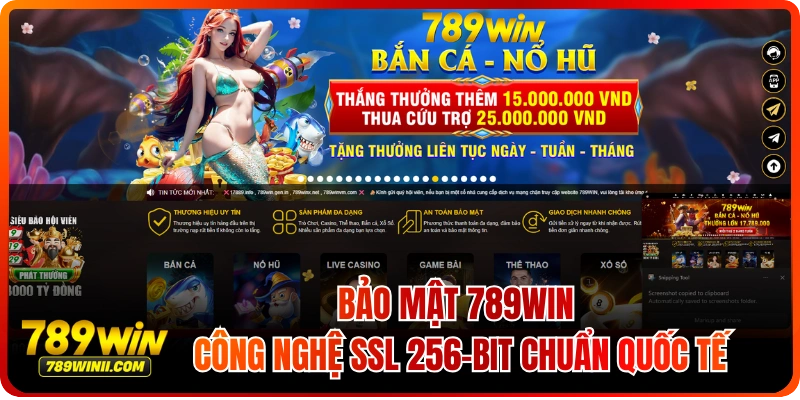 Bảo Mật 789WIN – Công Nghệ SSL 256-bit Chuẩn Quốc Tế